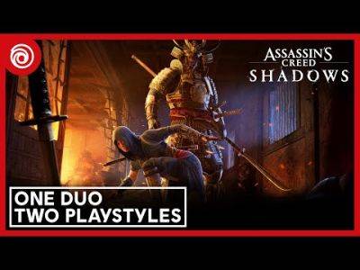 Ubisoft Showcases the Distinct Playstyles of its Dual Protagonists in New Assassin's Creed Shadows Video