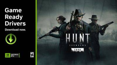 New NVIDIA GeForce Game Ready Driver Out Now; Hunt: Showdown 1896 Gets DLSS, Level Zero: Extraction Launches with DLSS 3