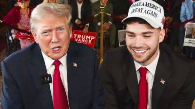 Banned Twitch streamer Adin Ross gets Donald Trump on a Kick stream, gifts him a Rolex, then they sit together in a Trumped-out Cybertruck listening to Elvis' 'Can't Help Falling In Love'