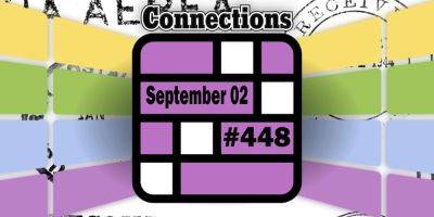 Today's Connections Hints & Answers For September 2, 2024 (Puzzle #448) - screenrant.com - New York