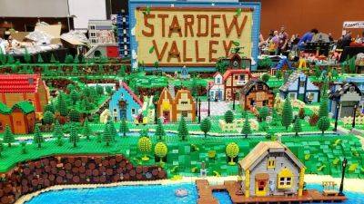 This incredible Stardew Valley Lego build won an award and got a surprise visit from ConcernedApe