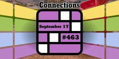 Today's Connections Hints & Answers For September 17, 2024 (Puzzle #463) - screenrant.com - New York