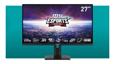 1440p no longer cutting it for you? MSI's $340 4K gaming monitor is a surprisingly cheap entry point into the world of high-res visuals