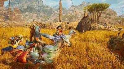 I'm not saying Monster Hunter Wilds will be GOTY, but your custom character hits the legendary anime Akira slide on a giant bird and I don't see any other games doing that